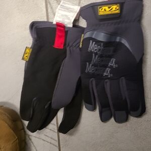 Black and Gray Gloves